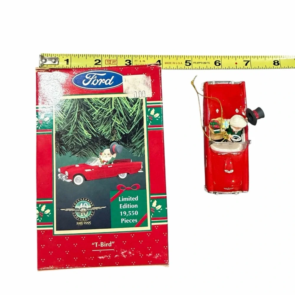 Enesco Treasury Ford Thunderbird “T-Bird” Ornament 1995‎ Limited Edition